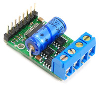 Pololu high-power motor driver with included components soldered in.