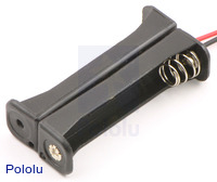 2-AAA Battery Holder, Back-to-Back