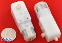 200:1 Plastic Gearmotor 90-Degree Output