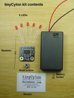 tinyCylon kit contents.