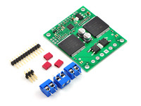 Pololu qik 2s12v10 dual serial motor controller with included hardware.