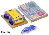 Snap Circuits Rover with a radio-control transmitter.