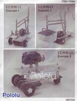 Examples using Tamiya 70164 Universal Metal Joint Parts (4pcs.).