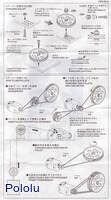 Instructions for Tamiya 70141 Pulley (L) Set page&nbsp;2.