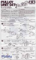 Instructions for Tamiya 70121 Pulley Unit Set page&nbsp;1.