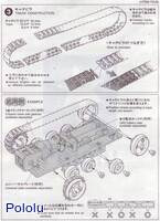 Instructions for Tamiya 70100 Track and Wheel Set page&nbsp;2.