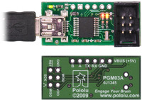 USB AVR programmer PGM03A.