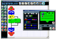 Graphic-based program for the Scribbler Robot.