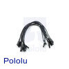 Premium Jumper Wire 10-Pack F-F 6" Black