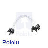 Premium Jumper Wire 10-Pack F-F 6" White