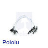 Premium Jumper Wire 10-Pack M-M 6" White