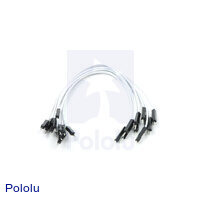 Premium Jumper Wire 10-Pack M-M 6" White