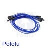Premium Jumper Wire 10-Pack F-F 12" Blue