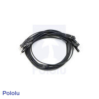 Premium Jumper Wire 10-Pack M-F 12" Black