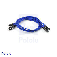 Premium Jumper Wire 10-Pack M-F 12" Blue