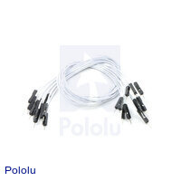 Premium Jumper Wire 10-Pack M-M 12" White