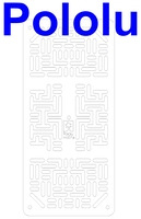 Pololu RP5/Rover 5 Expansion Plate RRC07A (Narrow) Transparent Clear
