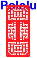Pololu RP5/Rover 5 Expansion Plate RRC07A (Narrow) Solid Red