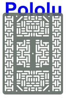 Pololu RP5/Rover 5 Expansion Plate RRC07B (Wide) Transparent Gray