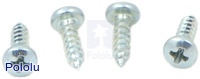 Screws for mounting the RP5/Rover 5 expansion plate to the RP5 or Rover 5 chassis.