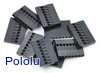 0.1" (2.54mm) Crimp Connector Housing: 1x8-Pin 10-Pack