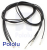 Wires with Pre-crimped Terminals 5-Pack F-F 24" Black