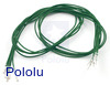 Wires with Pre-crimped Terminals 5-Pack M-F 24" Green
