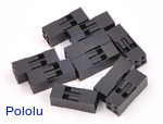 0.1" (2.54mm) Crimp Connector Housing: 2x2-Pin 10-Pack