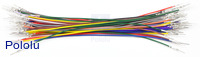 Wires with Pre-crimped Terminals 50-Piece Rainbow Assortment M-M 6"