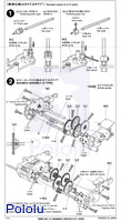 Instructions for Tamiya Twin-Motor Gearbox page&nbsp;2.