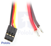 Torxis servo signal and power connections.