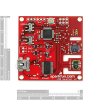 USB weather board top view.
