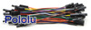 Premium Jumper Wire 50-Piece Rainbow Assortment F-F 3"