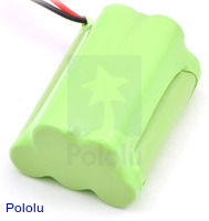 Rechargeable NiMH Battery Pack: 6.0 V, 700 mAh, 3+2 AAA Cells, XH Connector