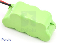 Rechargeable NiMH Battery Pack: 8.4 V, 150 mAh, 4+3 1/3-AAA Cells, XH Connector