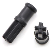 2mm shaft adapter for LEGO wheels (pair).
