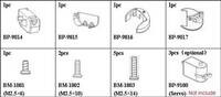 Joinmax Digital Shoulder Joint Kit parts list (servo not included).