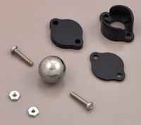 Pololu ball caster with 1/2" metal ball with included hardware.