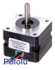 Stepper Motor: Bipolar, 200 Steps/Rev, 35x26mm, 7.4V, 280mA