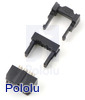 IDC socket: 2x3-Pin, 0.100" (2.54 mm) Female