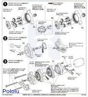 Instructions for Tamiya planetary gearbox page&nbsp;2.