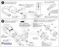 Instructions for Tamiya 6-speed gearbox page&nbsp;2.