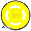 Solarbotics GMPW-Y Yellow Wheel