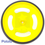 Solarbotics GMPW-Y Yellow Wheel