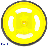 Solarbotics GMPW-Y Yellow Wheel