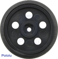 Solarbotics GM10 1" Wheel Black