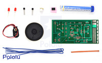 Elenco AK-100 learn to solder kit parts.