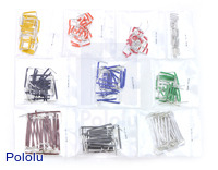250-Piece Short Jumper Wire Kit without Case (wires up to 1-inch long)