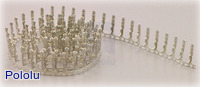 Female crimp pins  for 0.1" housings 100-pack.