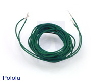 Wires with Pre-crimped Terminals 2-Pack M-F 60" Green